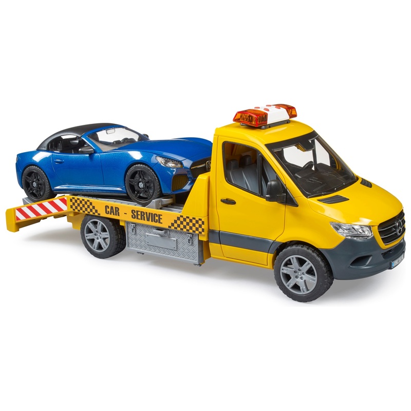 Bruder Mercedes-Benz Sprinter Car Transporter with Roadster