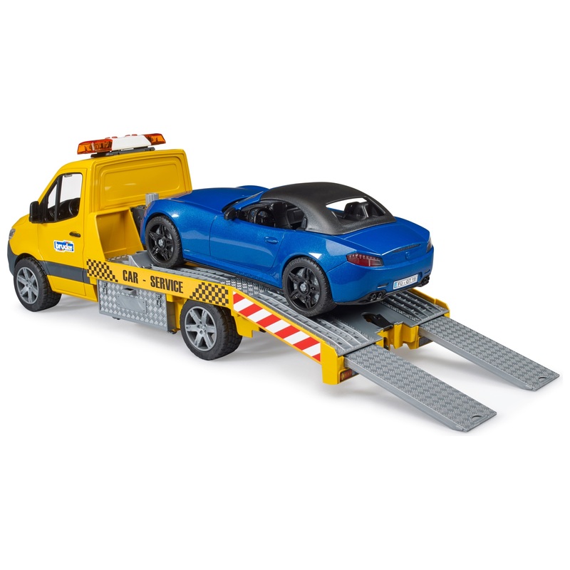 Bruder Mercedes-Benz Sprinter Car Transporter with Roadster