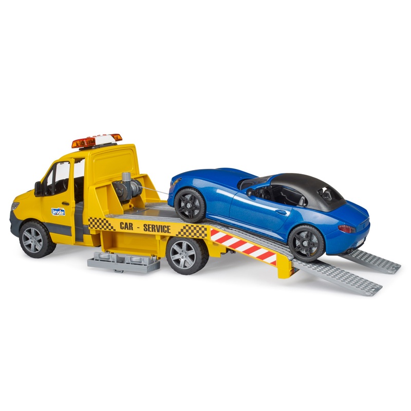 Bruder Mercedes-Benz Sprinter Car Transporter with Roadster 7 Bruder Mercedes-Benz Sprinter Car Transporter with Roadster