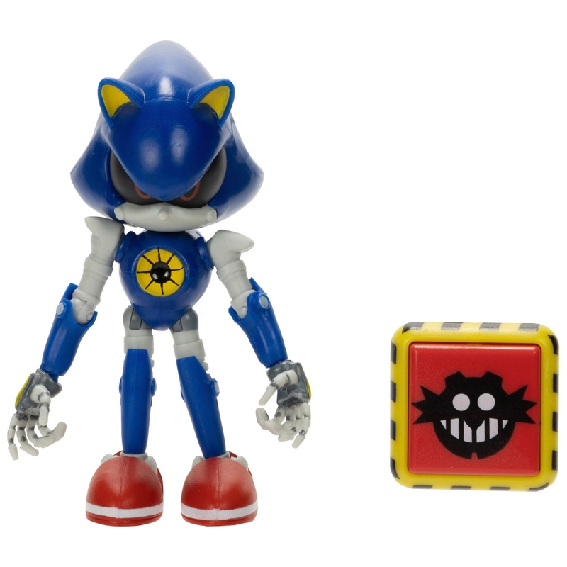 Sonic the Hedgehog Action Figure Metal Sonic with Trap Spring 10cm