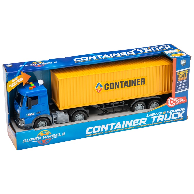 Super Wheelz Lights & Sounds Container Truck 8 Super Wheelz Lights & Sounds Container Truck