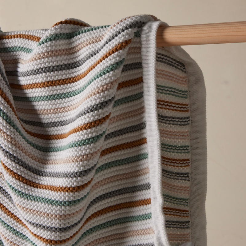 Baby Elegance Knitted Baby Blanket Multi-Colour