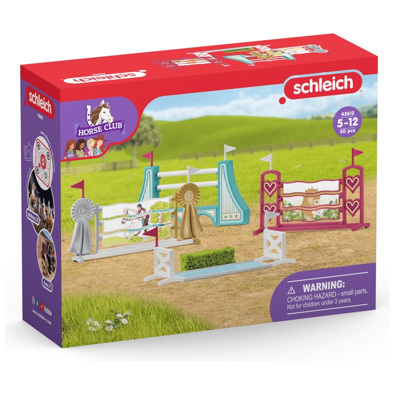 schleich Horse Club 42612 Horse Obstacle Course Accessories Set