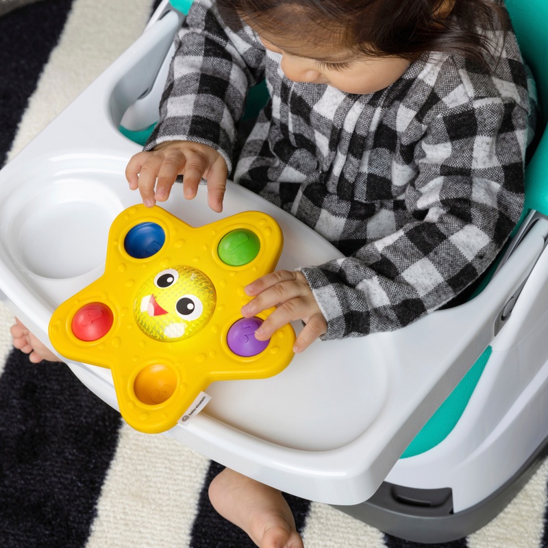 Baby Einstein Ocean Explorers Pop & Glow Starfish Light-Up Sensory High Chair Toy