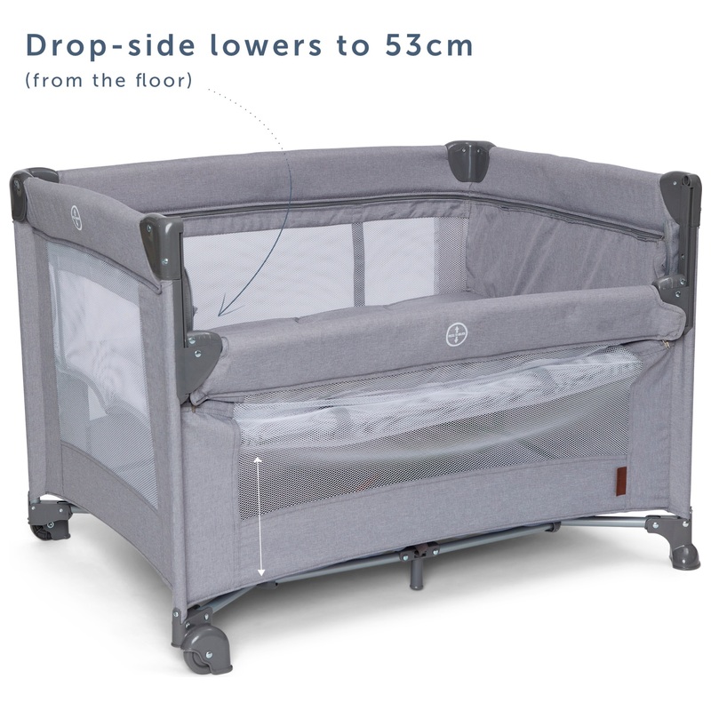 Baby Elegance 2-in-1 Travel Cot and Co-Sleeper