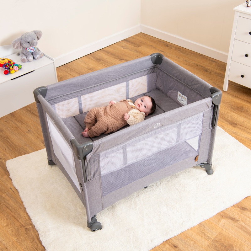 Baby Elegance 2-in-1 Travel Cot and Co-Sleeper