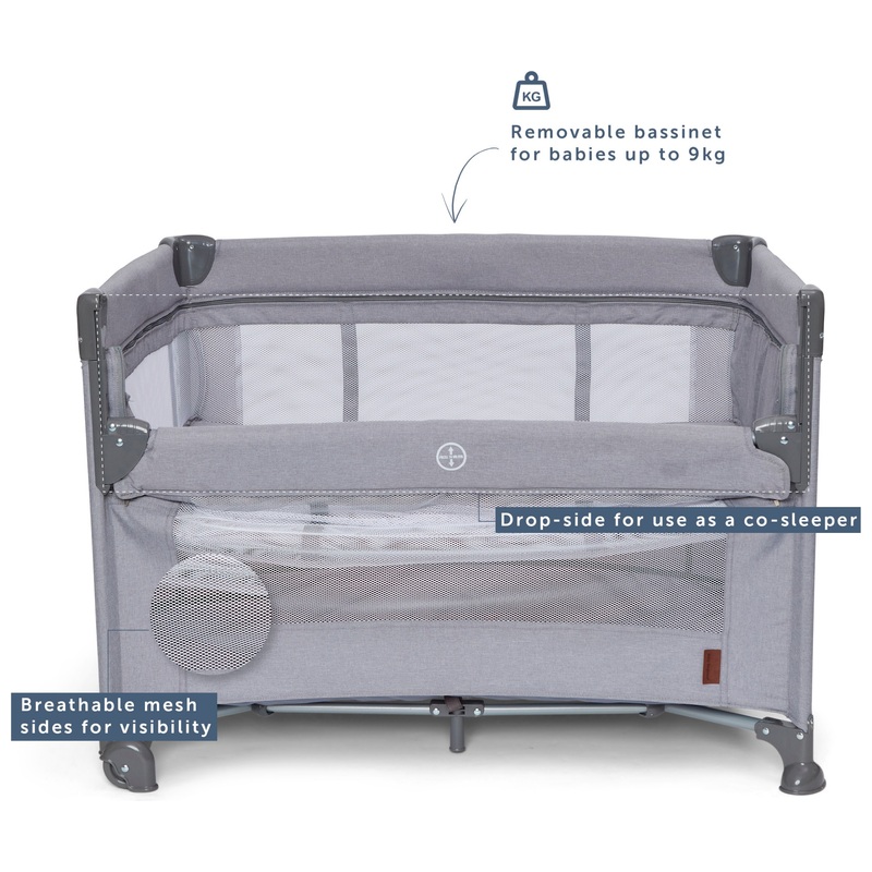 Baby Elegance 2-in-1 Travel Cot and Co-Sleeper 4 Baby Elegance 2-in-1 Travel Cot and Co-Sleeper