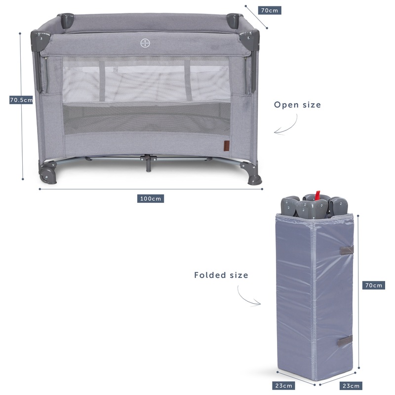 Baby Elegance 2-in-1 Travel Cot and Co-Sleeper 7 Baby Elegance 2-in-1 Travel Cot and Co-Sleeper