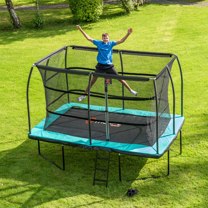 12 x 8ft Thorpe Sports Rectangle Trampoline with Enclosure Net