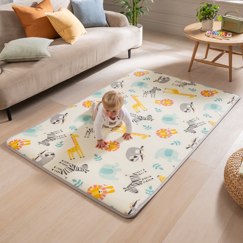 BabyZee Safari Reversible Baby Play Mat