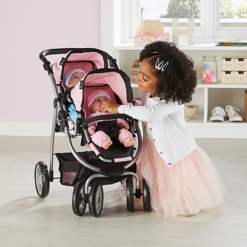 Silver Cross Twin Wave Baby Doll Double Stroller