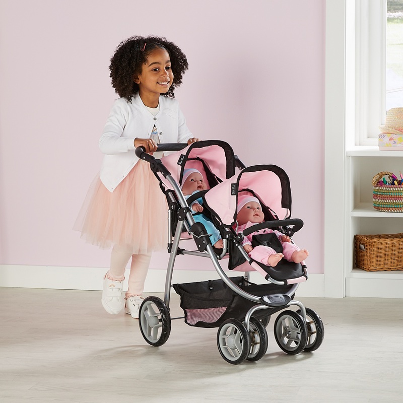 Silver Cross Twin Wave Baby Doll Double Stroller