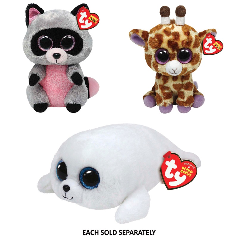 Ty Beanie Boos Plush 15cm Assortment 6 Ty Beanie Boos Plush 15cm Assortment