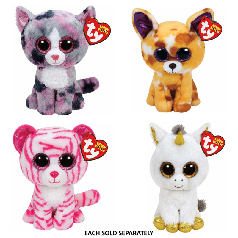 Ty Beanie Boos Plush 15cm Assortment 8 Ty Beanie Boos Plush 15cm Assortment