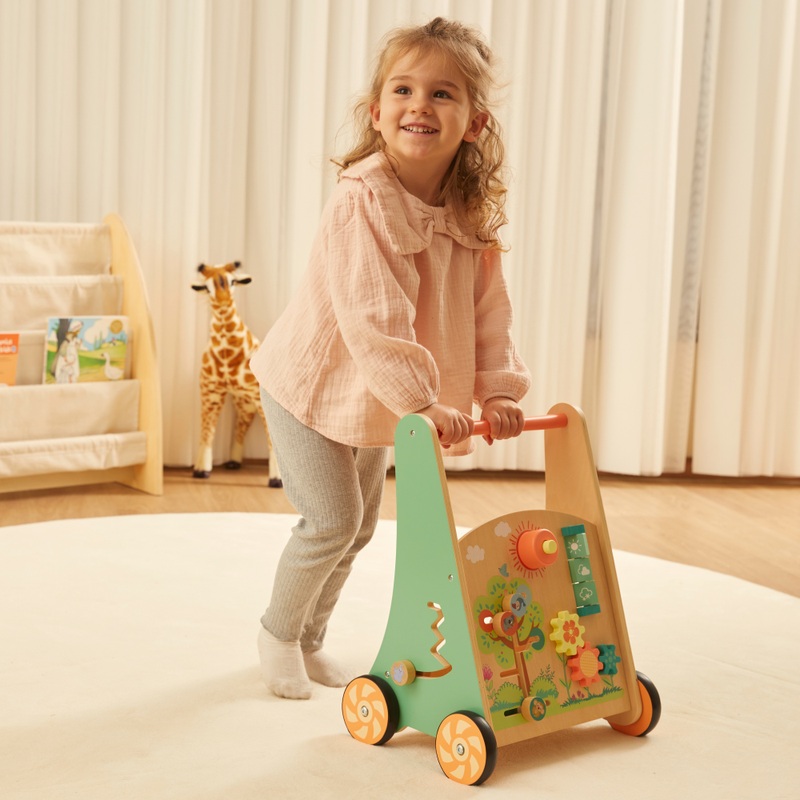 Squirrel Play Wooden Activity Baby Walker Safari
