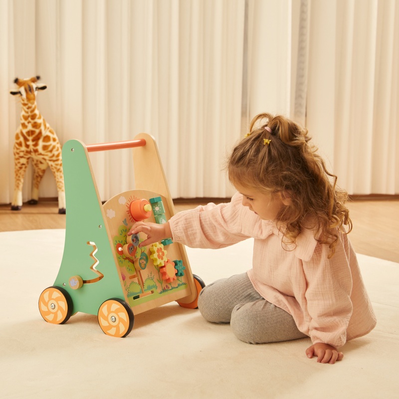 Squirrel Play Wooden Activity Baby Walker Safari