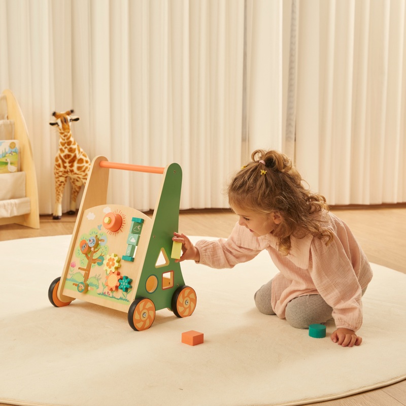 Squirrel Play Wooden Activity Baby Walker Safari