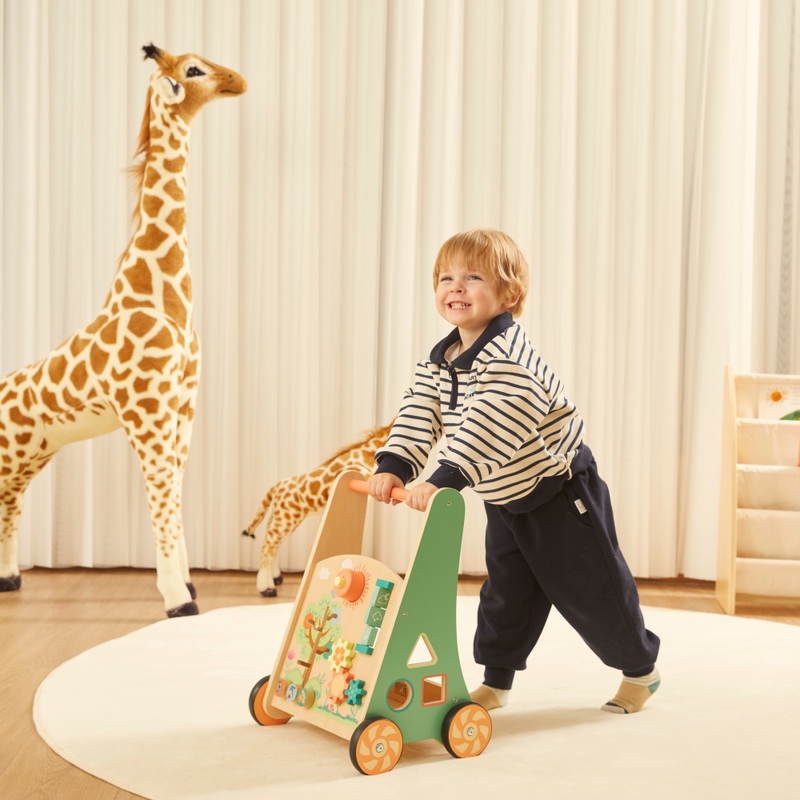 Squirrel Play Wooden Activity Baby Walker Safari 4 Squirrel Play Wooden Activity Baby Walker Safari