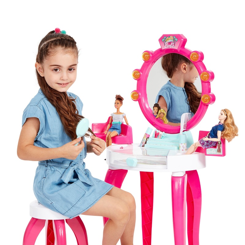 Barbie Vanity Table with Styling Accessories 2 Barbie Vanity Table with Styling Accessories