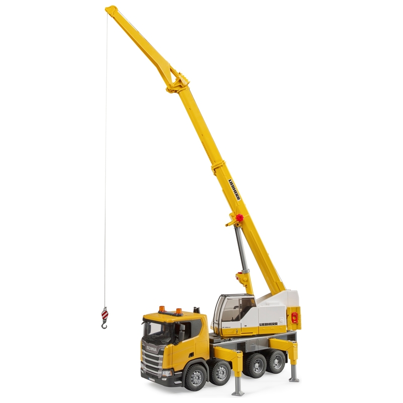Bruder Scania Super 560R Liebherr Crane Truck Lights and Sounds