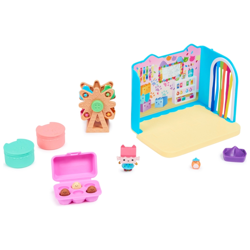 Gabby's Dollhouse Core Room Playset: Baby Box Cat Craft-a-Riffic Room 6 Gabby's Dollhouse Core Room Playset: Baby Box Cat Craft-a-Riffic Room