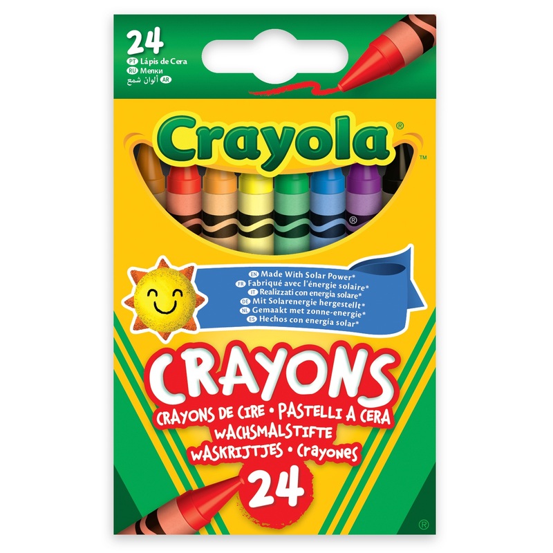 Crayola Crayons Wax 24 Pack Assortment
