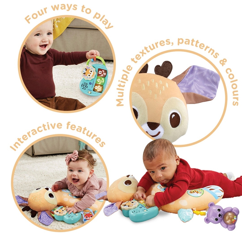 VTech Baby 4-in-1 Tummy Time Fawn Pillow