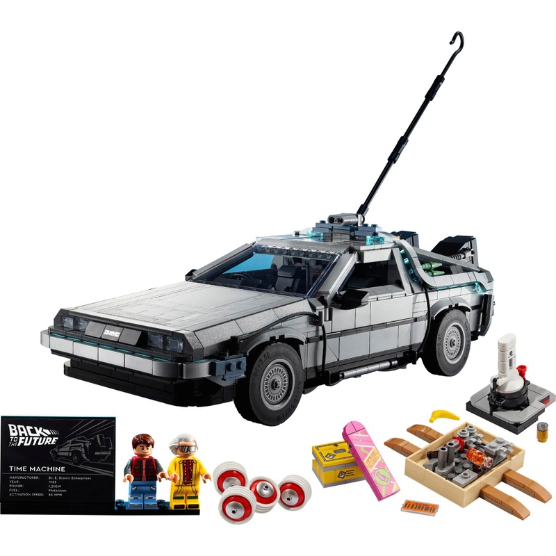 LEGO Icons 10300 Back to the Future Time Machine DeLorean Set for Adults 7 LEGO Icons 10300 Back to the Future Time Machine DeLorean Set for Adults