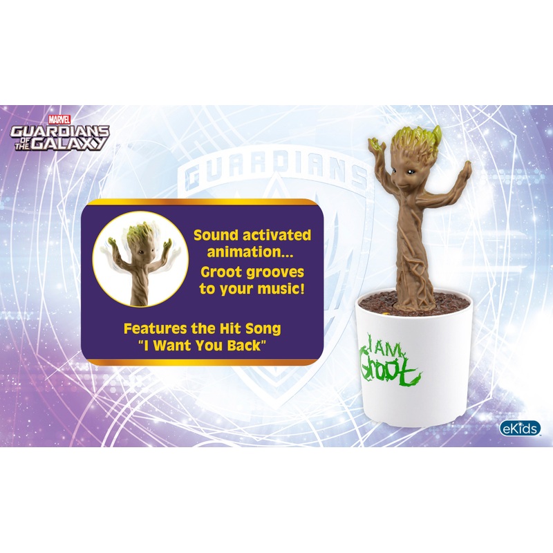 Marvel Guardians of the Galaxy Dancing Groot Pot with Music 5 Marvel Guardians of the Galaxy Dancing Groot Pot with Music
