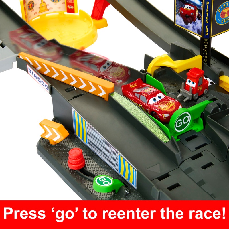 Disney Cars Piston Cup Action Speedway Race Track Playset 6 Disney Cars Piston Cup Action Speedway Race Track Playset