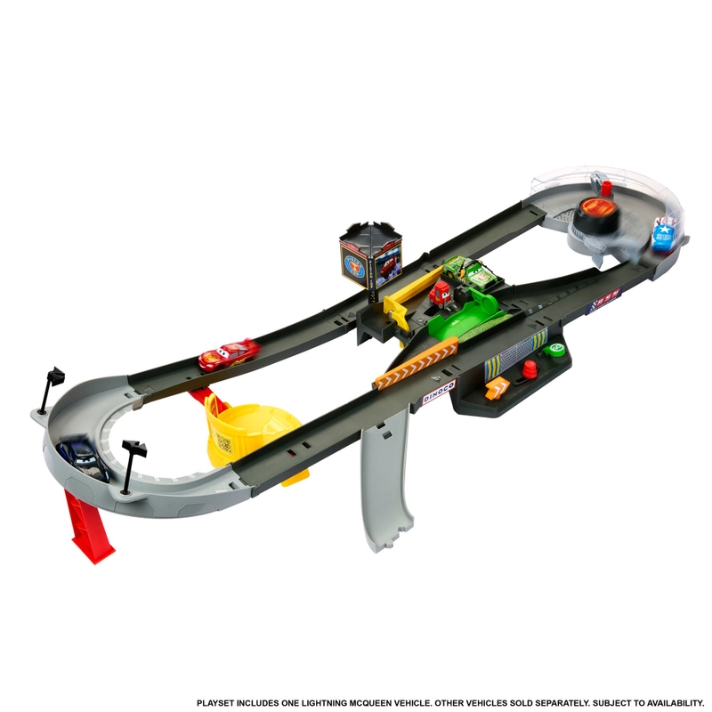 Disney Cars Piston Cup Action Speedway Race Track Playset 7 Disney Cars Piston Cup Action Speedway Race Track Playset