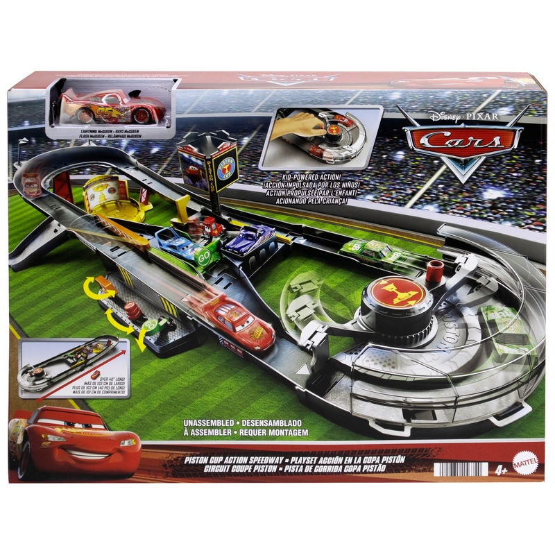 Disney Cars Piston Cup Action Speedway Race Track Playset 8 Disney Cars Piston Cup Action Speedway Race Track Playset