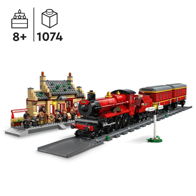 LEGO Harry Potter 76423 Hogwarts Express Train Set with Hogsmeade Station Set