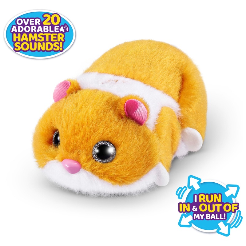 Pets Alive by ZURU Hamster Mania Interactive Plush Assortment 3 Pets Alive by ZURU Hamster Mania Interactive Plush Assortment