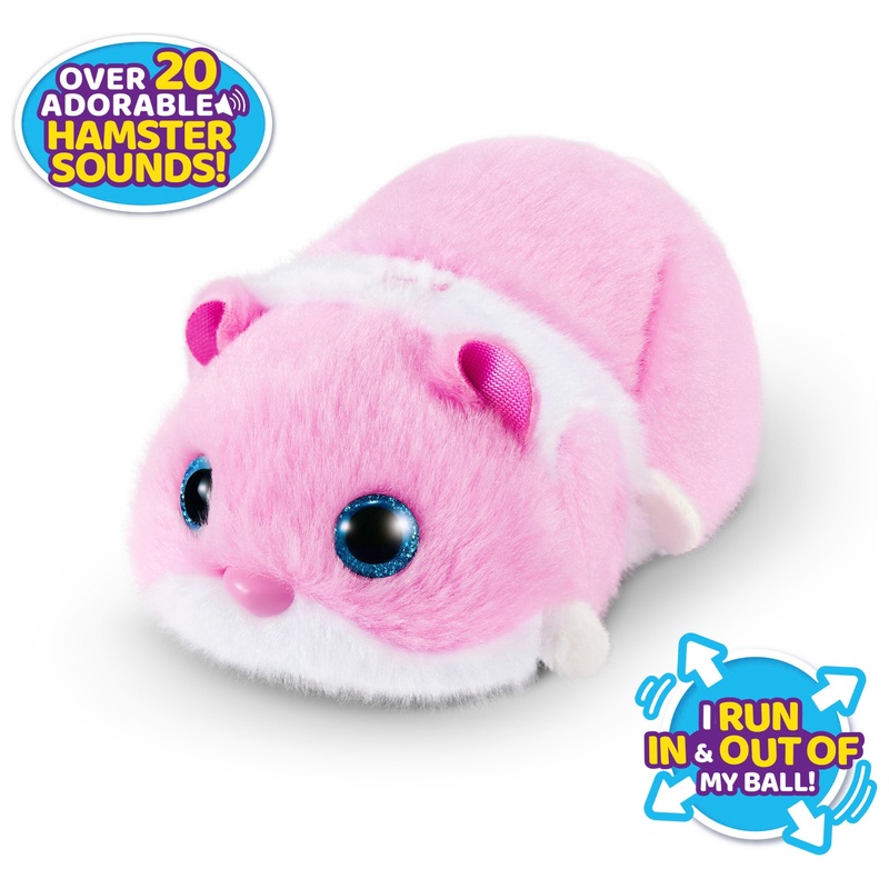 Pets Alive by ZURU Hamster Mania Interactive Plush Assortment 4 Pets Alive by ZURU Hamster Mania Interactive Plush Assortment