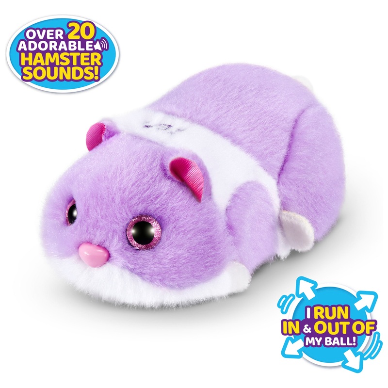 Pets Alive by ZURU Hamster Mania Interactive Plush Assortment 5 Pets Alive by ZURU Hamster Mania Interactive Plush Assortment