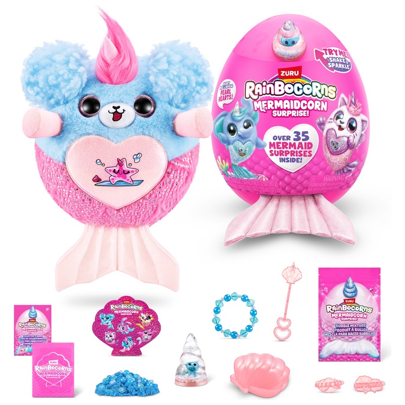Rainbocorns by ZURU Mermaidcorn Surprise Plush Egg Puppy