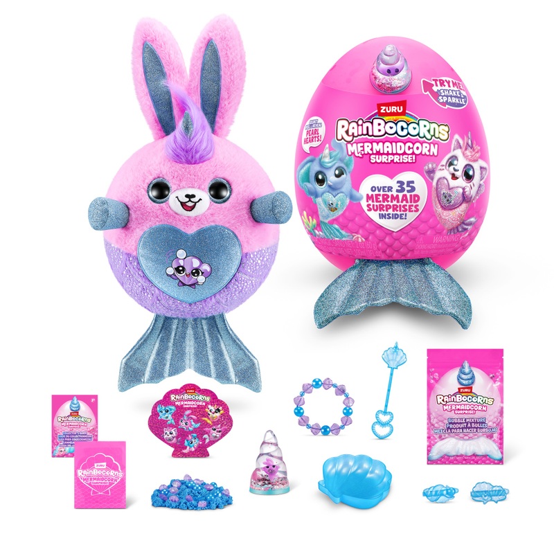 Rainbocorns by ZURU Mermaidcorn Surprise Plush Egg Bunny
