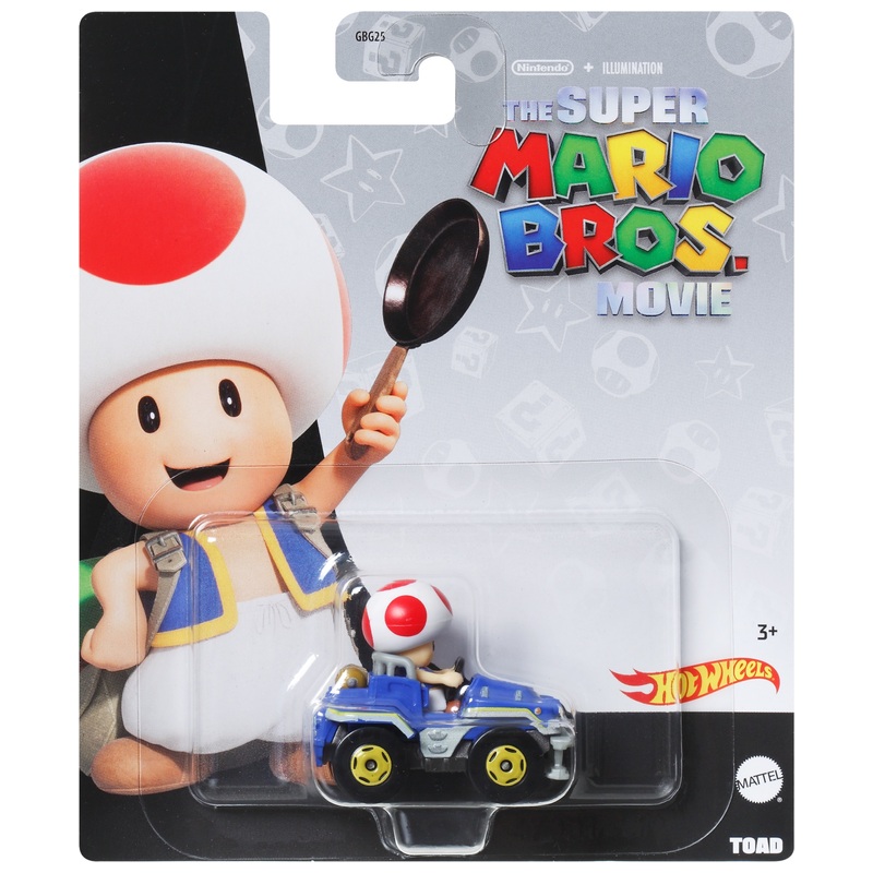 Hot Wheels Super Mario Bros. Movie 1:64 Die-Cast Car Assortment