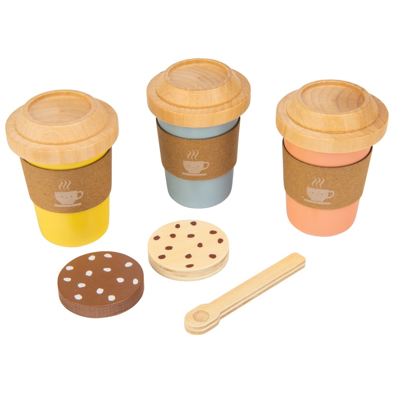 Kitchen Corner Wooden Hot Chocolate Set