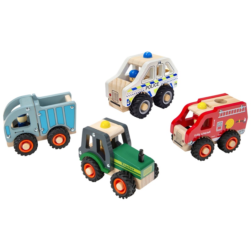 Squirrel Play Wooden Vehicles Assortment