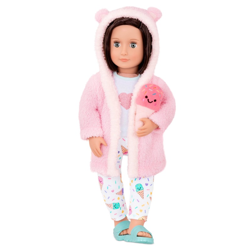 Our Generation Clothes Pyjamas and Plush Ice Cream Dreams Doll Outfit