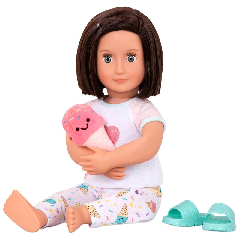 Our Generation Clothes Pyjamas and Plush Ice Cream Dreams Doll Outfit