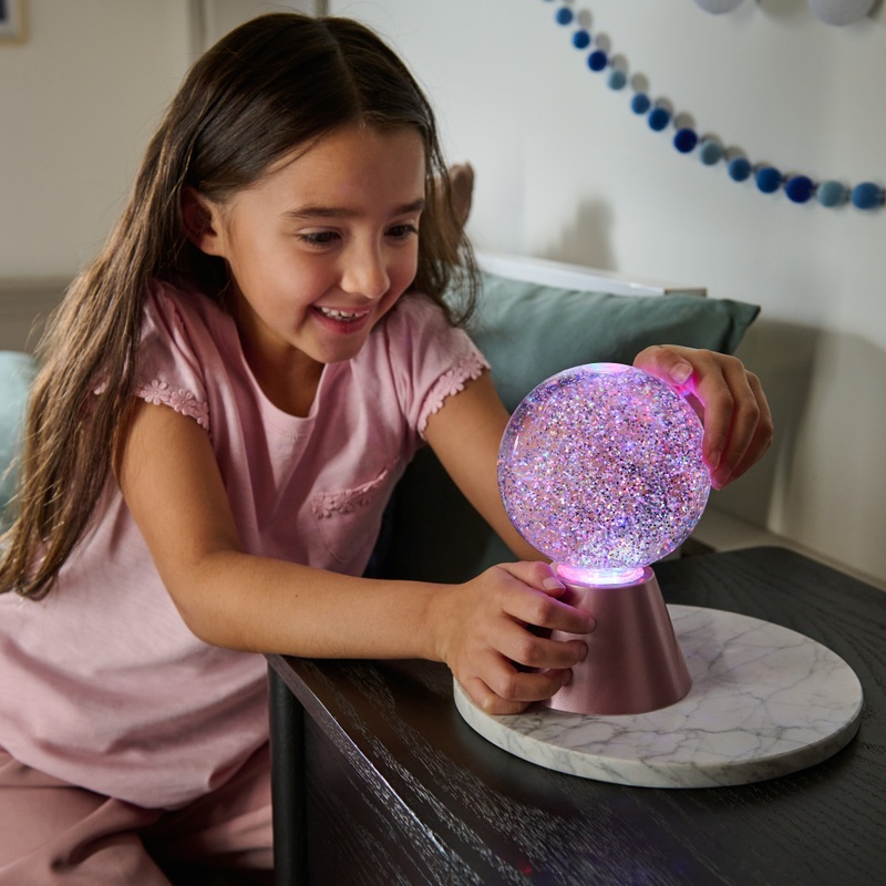 Cosmic Lamp Glitter Glow Colour Changing Ball