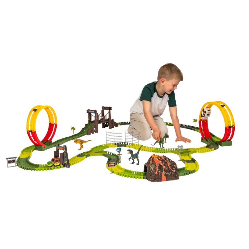 Jurassic Park Dinosaur Super Loop Race Track Set