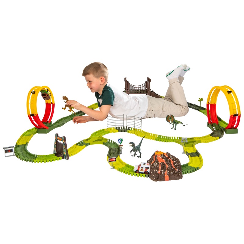 Jurassic Park Dinosaur Super Loop Race Track Set