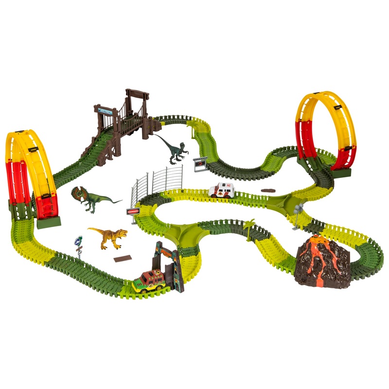 Jurassic Park Dinosaur Super Loop Race Track Set