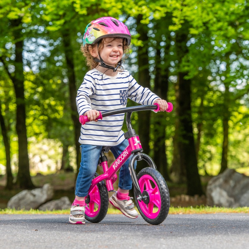 10 Inch Unicorn Balance Bike Pink