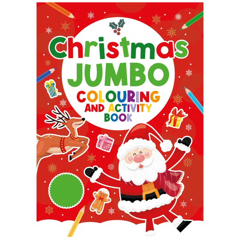 Christmas Activity Colouring Book Jumbo