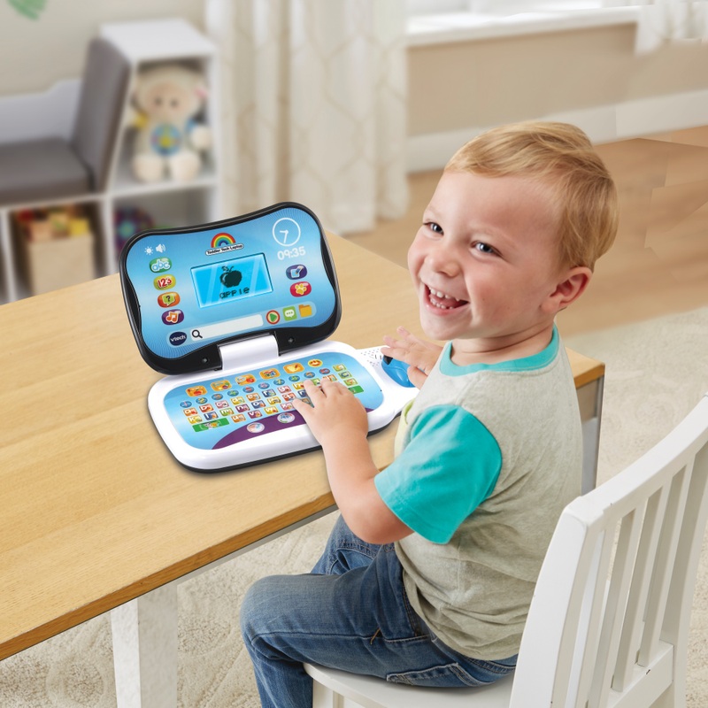 VTech Toddler Tech Laptop White 2 VTech Toddler Tech Laptop White